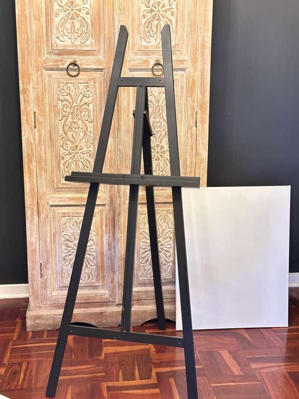 ART Selection Lot With Floor Standing Easel