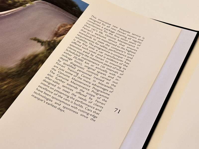 Official FERRARI Collectable book