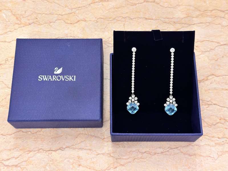 Swarovski statement earrings