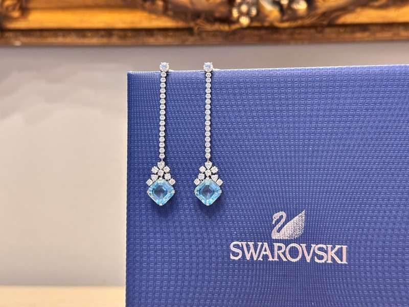 Swarovski statement earrings