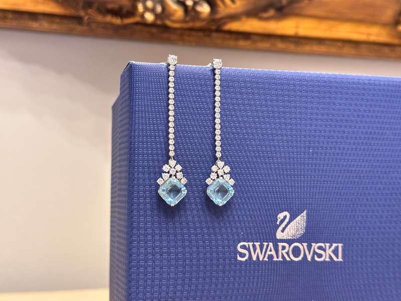 Swarovski statement earrings