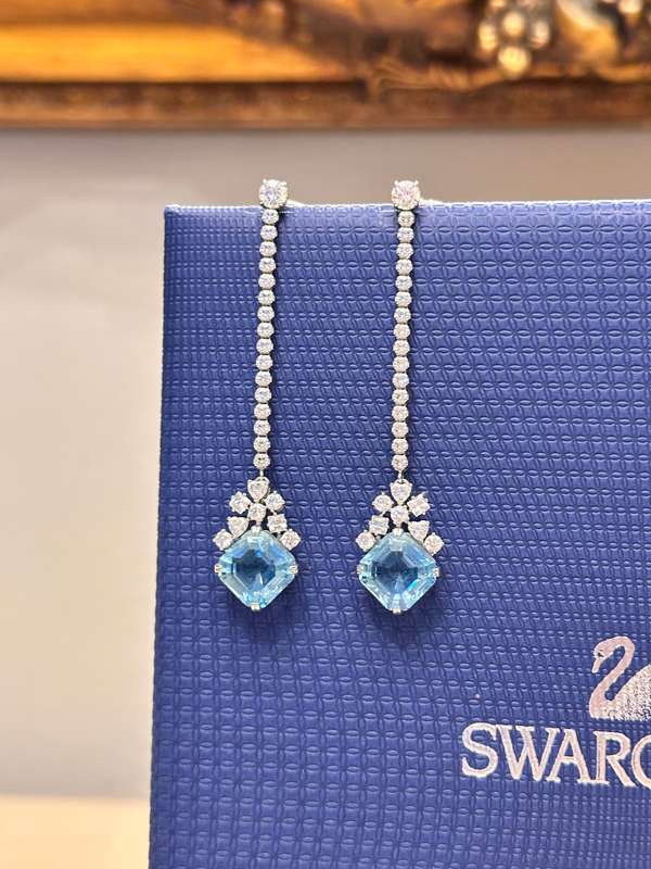 Swarovski statement earrings