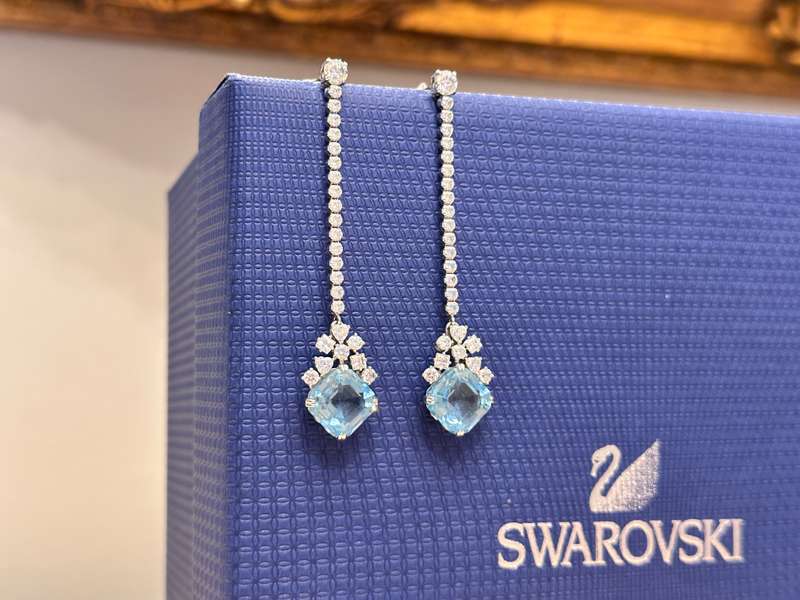 Swarovski statement earrings