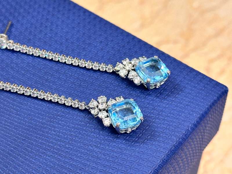 Swarovski statement earrings