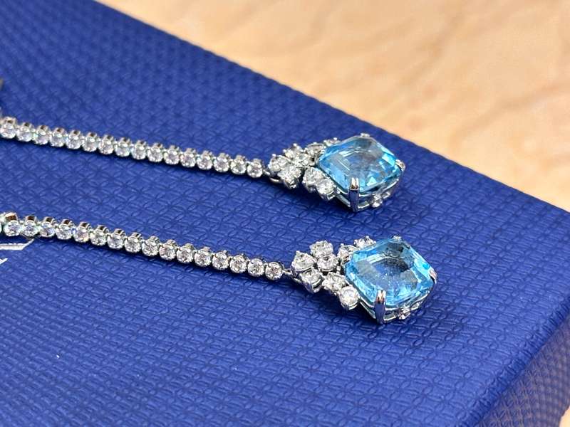 Swarovski statement earrings
