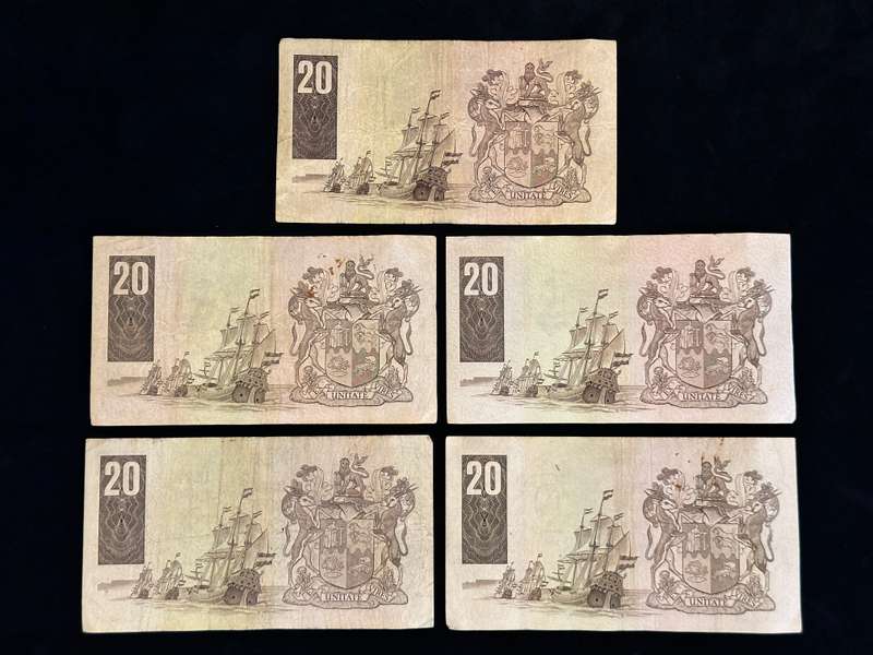 LOT Of RSA R20 Notes