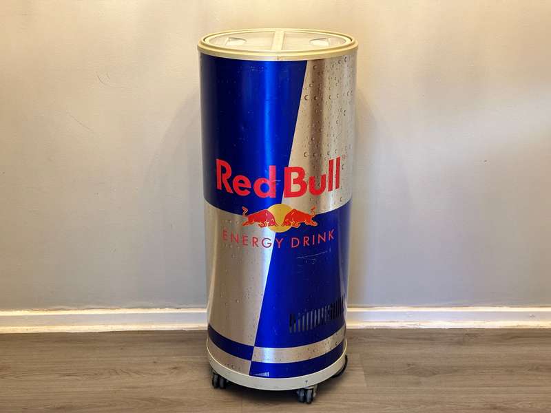 Iconic RED BULL Can Fridge