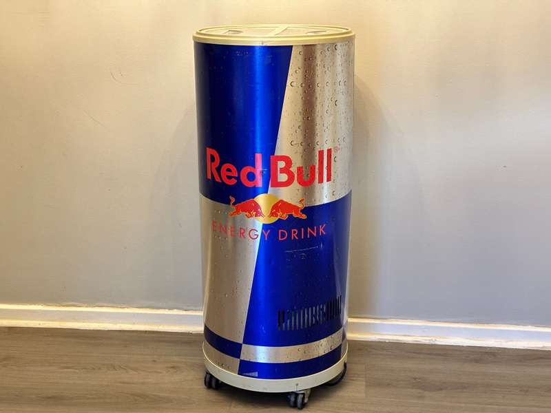 Iconic RED BULL Can Fridge