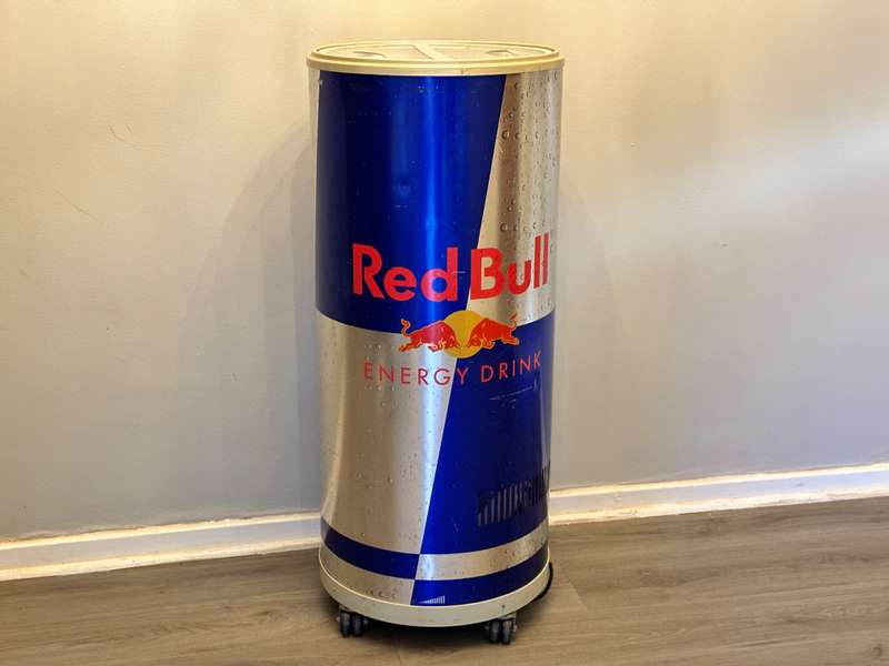 Iconic RED BULL Can Fridge
