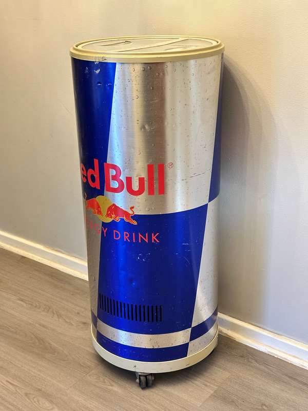 Iconic RED BULL Can Fridge