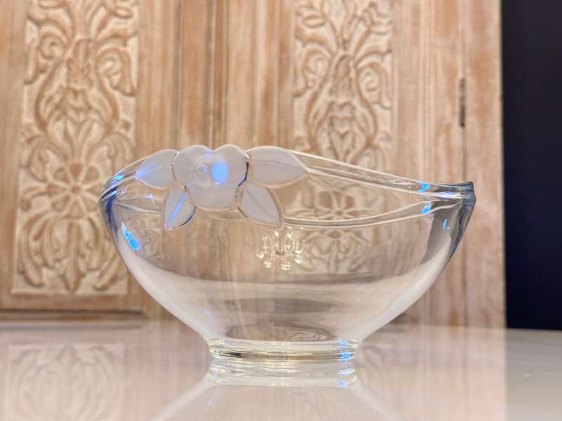 Exquisite Vintage Crystal Rose Statement Piece