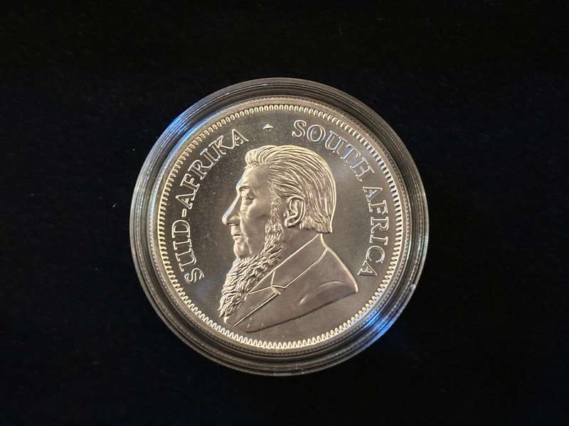 1x 2019 Silver KRUGERRAND in Capsule