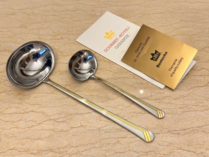 BESTECKE Exclusive Gold Plated Ladle Set