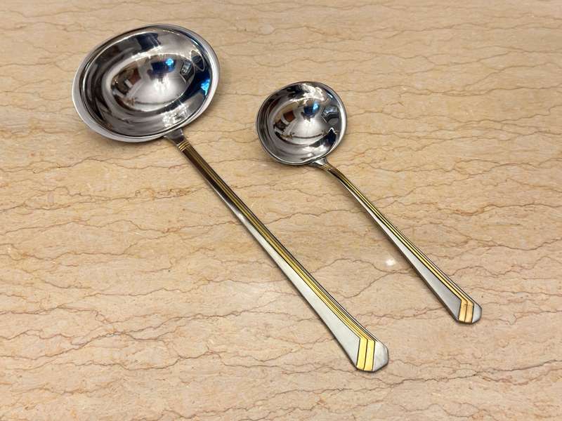 BESTECKE Exclusive Gold Plated Ladle Set