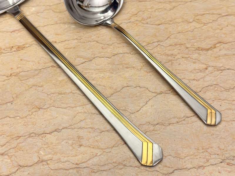 BESTECKE Exclusive Gold Plated Ladle Set