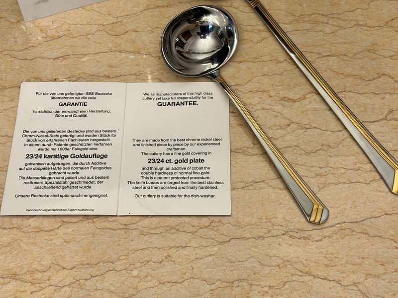 BESTECKE Exclusive Gold Plated Ladle Set