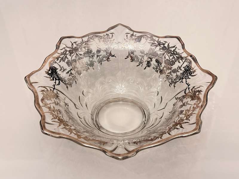 Exquisite Vintage Silver Overlay Statement Piece