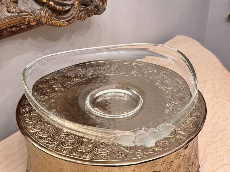 Beautiful Large Vintage Rose Crystal Statement Piece