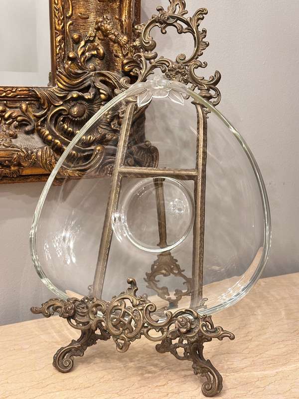 Beautiful Large Vintage Rose Crystal Statement Piece