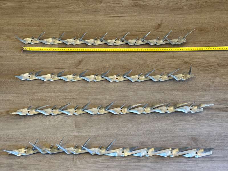 LOT OF - Galvanised Spike Strips