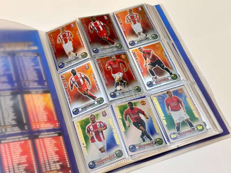 Match Attax Premier League 2008/2009 Collectors Binder with 327 Cards