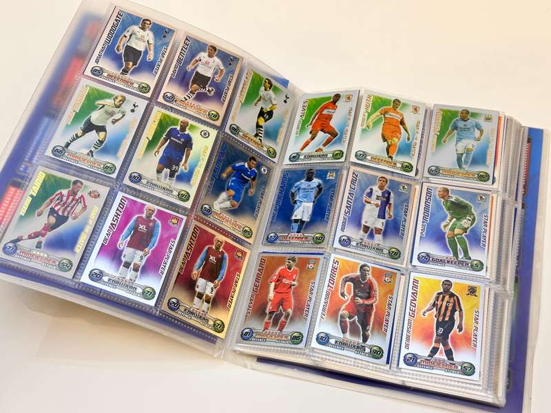 Match Attax Premier League 2008/2009 Collectors Binder with 327 Cards