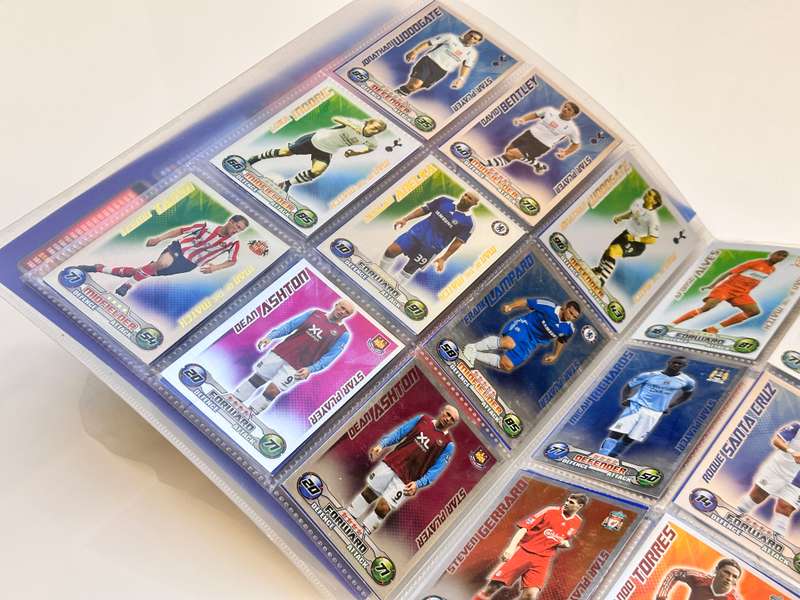 Match Attax Premier League 2008/2009 Collectors Binder with 327 Cards