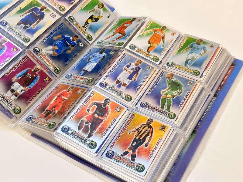 Match Attax Premier League 2008/2009 Collectors Binder with 327 Cards