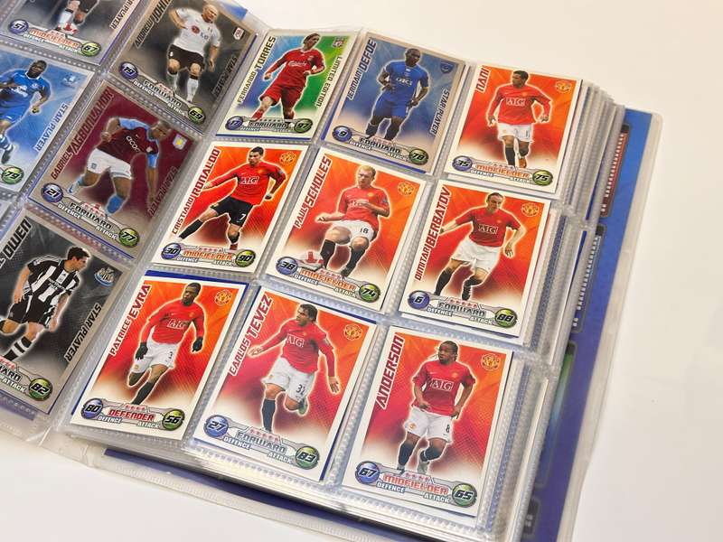 Match Attax Premier League 2008/2009 Collectors Binder with 327 Cards