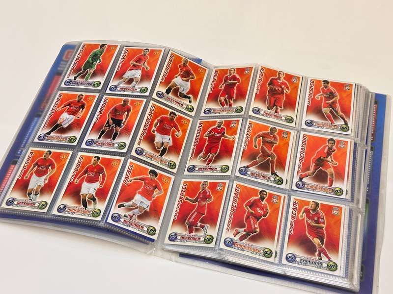 Match Attax Premier League 2008/2009 Collectors Binder with 327 Cards
