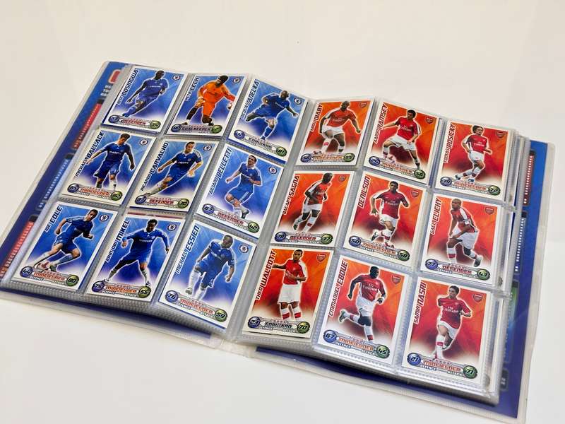 Match Attax Premier League 2008/2009 Collectors Binder with 327 Cards