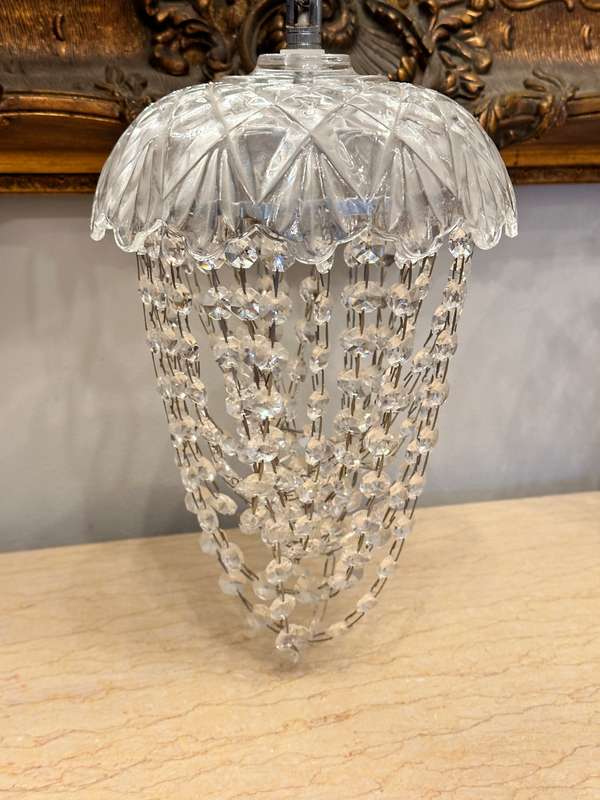 Exquisite Crystal Basket Chandelier