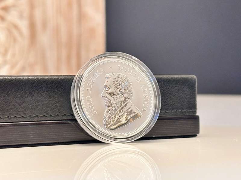 2x 2017 1oz Fine Silver KRUGERRAND in Capsule with Certificate - Bid per coin
