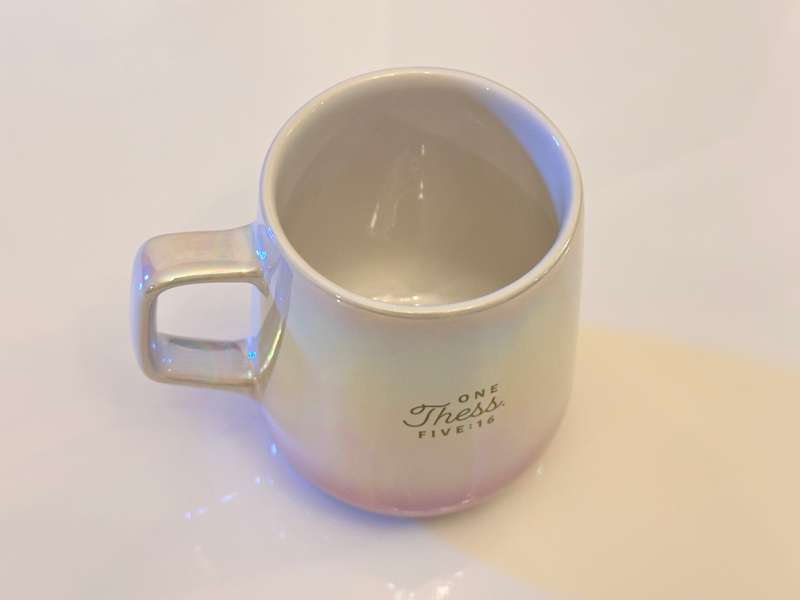 Beautiful Pearl Glaze Mug & Pen set