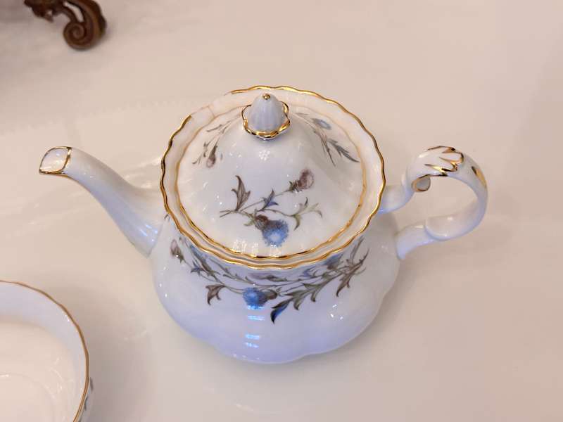 Royal Albert Brigadoon Tea pot & Sugar Bowl