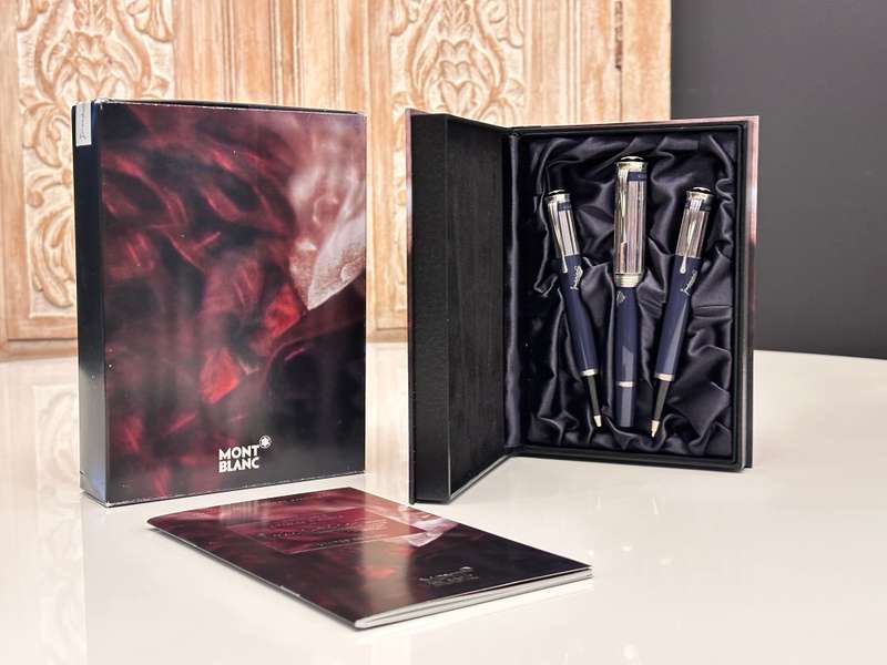 Montblanc Limited Edition Charles Dickens - Sterling Silver Collectors Set in Original Box