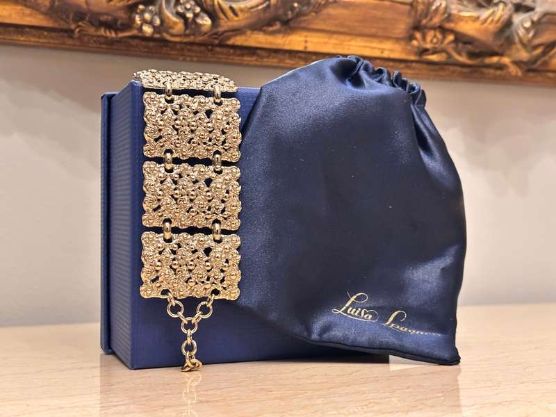 LUISA SPAGNOLI Showstopper Italian Bracelet - With Original Bag