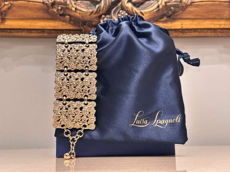 LUISA SPAGNOLI Showstopper Italian Bracelet - With Original Bag