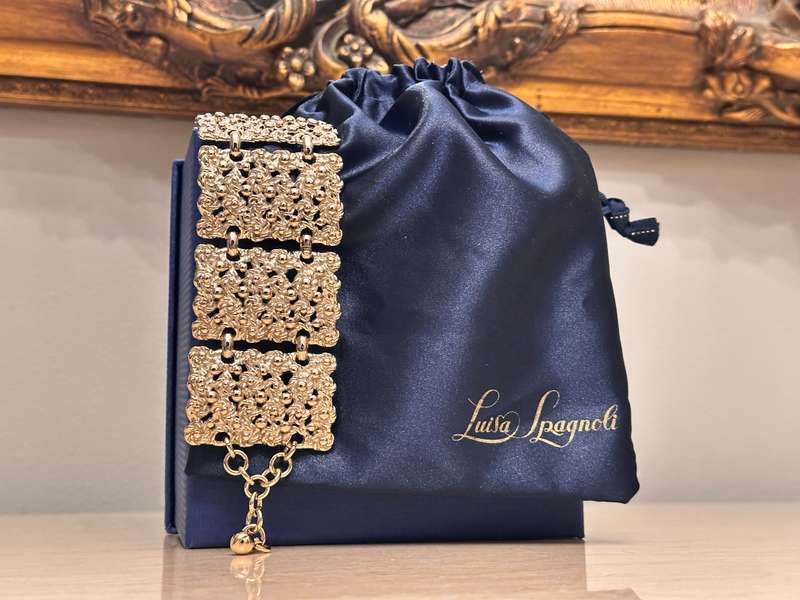 LUISA SPAGNOLI Showstopper Italian Bracelet - With Original Bag