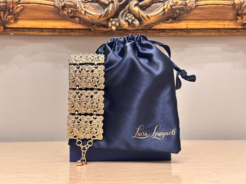LUISA SPAGNOLI Showstopper Italian Bracelet - With Original Bag