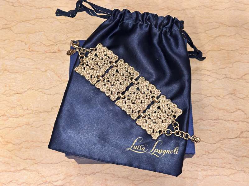 LUISA SPAGNOLI Showstopper Italian Bracelet - With Original Bag