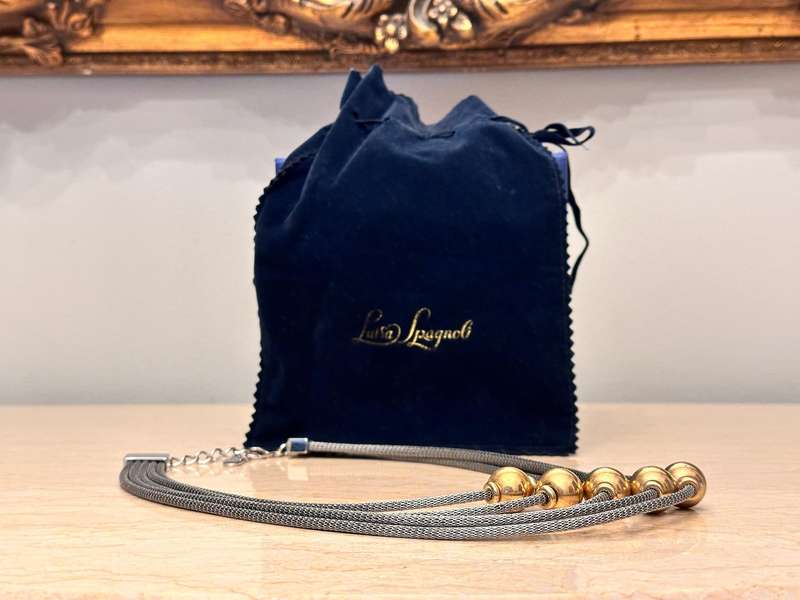 LUISA SPAGNOLI Showstopper Italian Necklace - With Original Bag