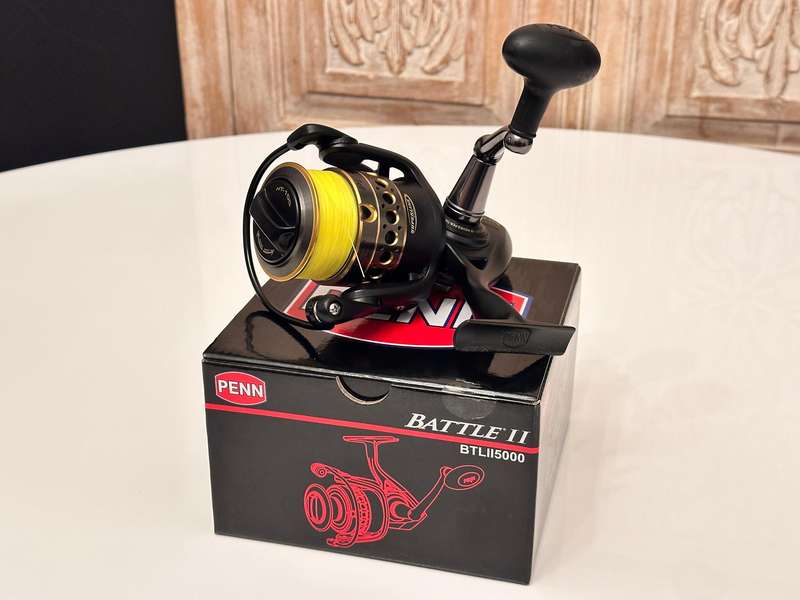 PENN Battle II 5000 Spinning Reel With Original Box