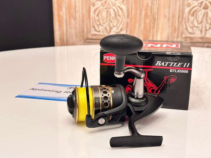PENN Battle II 5000 Spinning Reel With Original Box