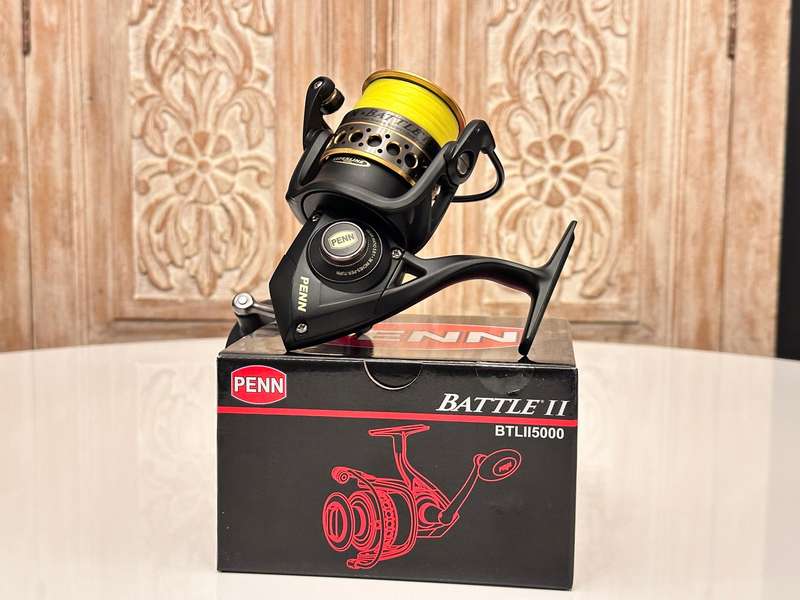 PENN Battle II 5000 Spinning Reel With Original Box