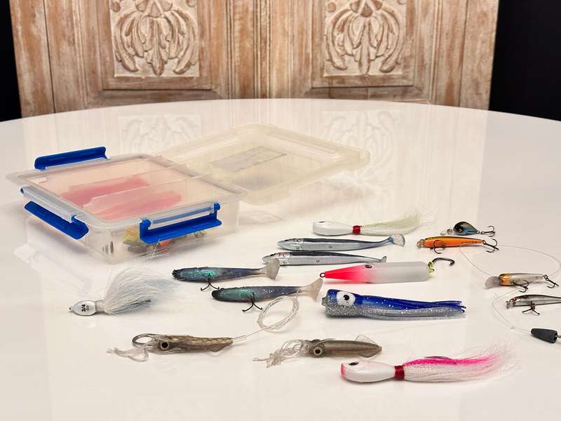 Huge Fishing Lure Selection with Jarvis Walker Lure Tackle Box