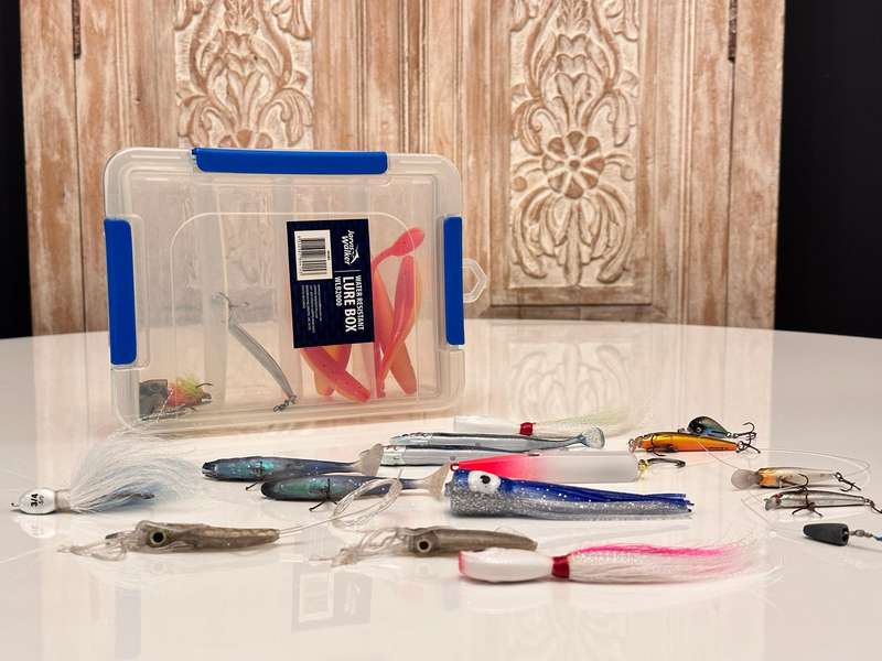 Huge Fishing Lure Selection with Jarvis Walker Lure Tackle Box