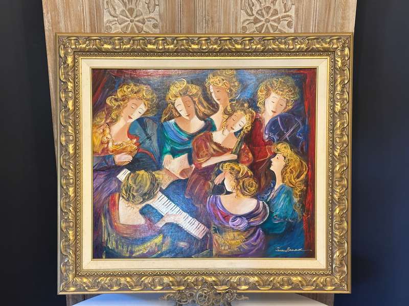 Original Large SUSAN BARNARD - Well Known SA Artist
