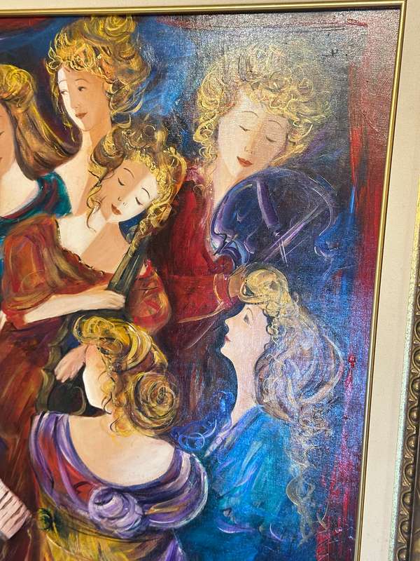 Original Large SUSAN BARNARD - Well Known SA Artist