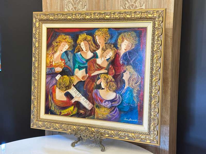 Original Large SUSAN BARNARD - Well Known SA Artist